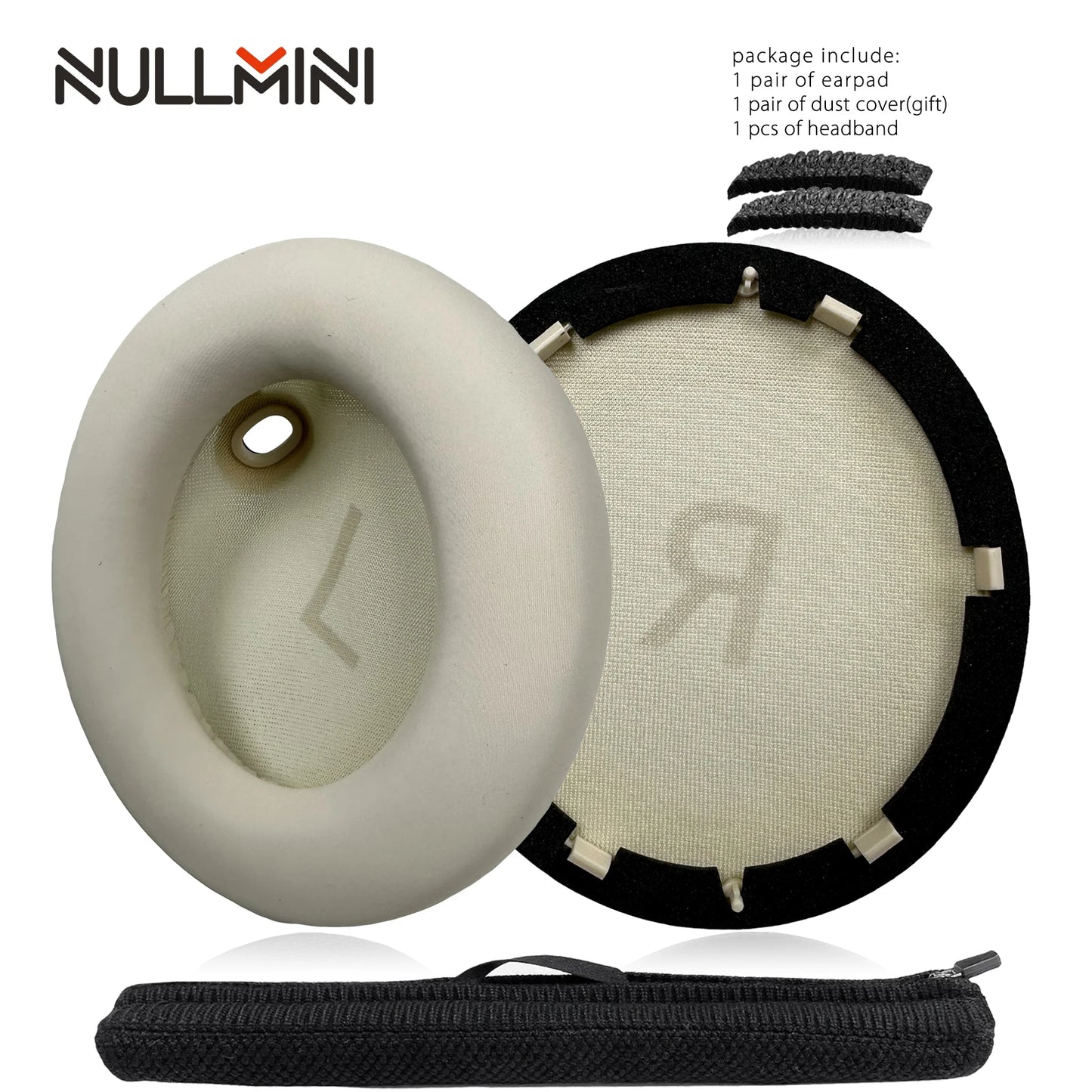 NullMini Replacement Earpads for Anker Soundcore Space One, S1, S-1 Headphones Headband Ear Cushion Earmuff Sleeve Headset