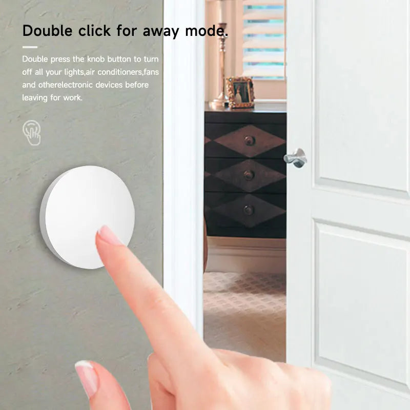Zigbee3.0 2MQTT Smart Button Scene Switch Wireless Remote One Key Controller Smart Home Automation Scenario For Alexa Google