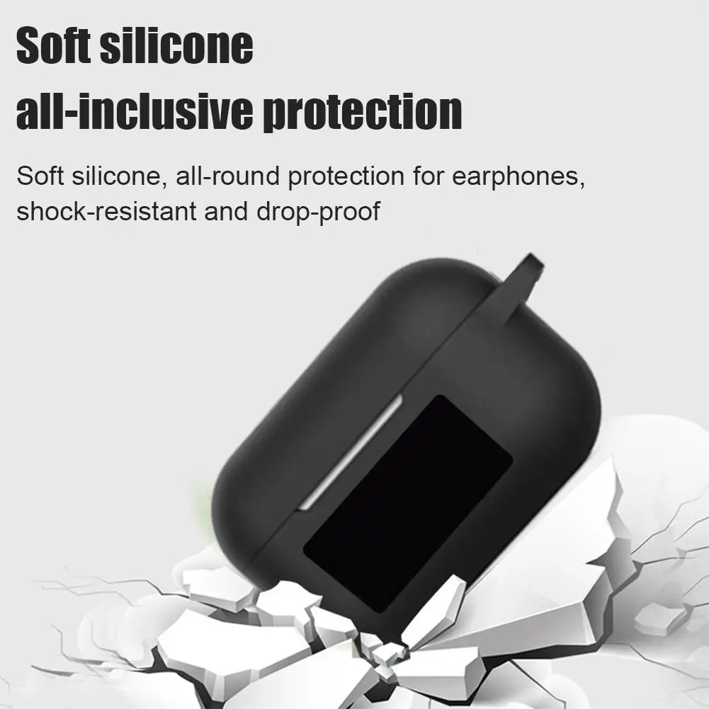 Wireless Earphones protective case Bluetooth 5.4 Touch Screen  PIXFAB A9 PRO Silicone anti-fall soft shell