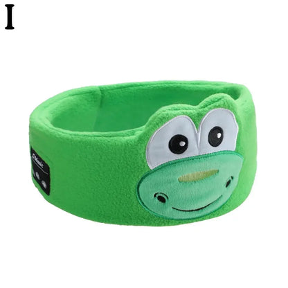 Bluetooth Music Headband Bluetooth V5.0 Chip Animal Bluetooth Wireless Headphones Kids Headband Thin Mask Speaker Sleep K6A9