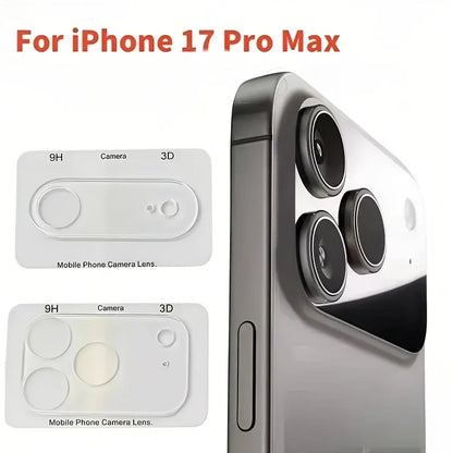 1-5Pcs Full Coverage Camera Lens Tempered Glass For iPhone 17 Air 17 Pro Zia Anti-scratch Protective Glass For iPhone 17 Pro Max