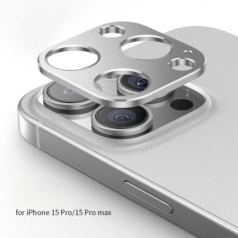 1pcs Metal Rear Camera Lens Protector for iPhone 15 Pro Max 15Plus 15Pro Aluminum Lens Cover Screen Protector Lens Ring Case