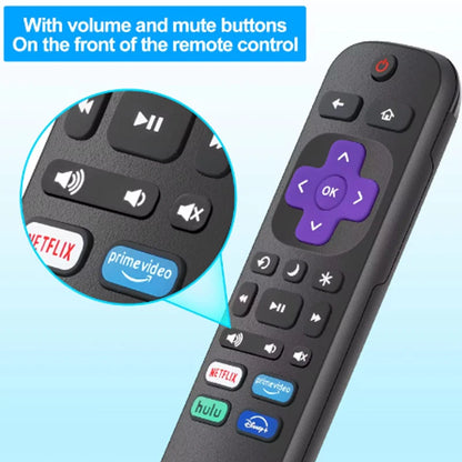Clearance_Replacement TV Remote Controls for Roku TV, Infrared Remote ONLY for TV, NOT for Other Roku Devices_Continuous updates