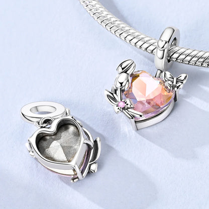 New IN 925 Sterling Silver Charms Beads Headphones Snail Fox Rose Pendant Jewelry Fit Original Bracelet For Women DIY Gift