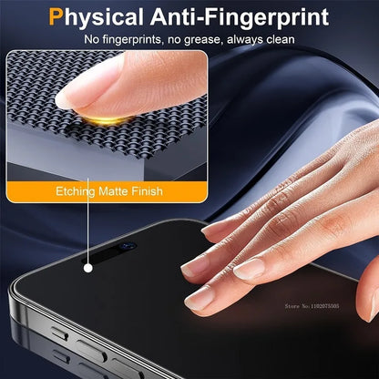 3Pcs Matte Tempered Glass For iPhone 15 14 Pro Max 7 8Plus XR XS Max Screen Protector For IPhone 11 12 13 Pro Mini Glass