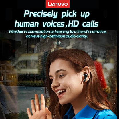 Lenovo GM2 Pro Headphones Wireless Bluetooth 5.3 Earphone Dual Mode HD Call with Mic Gaming Music Headset Waterproof Earbuds