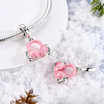 New IN 925 Sterling Silver Charms Beads Headphones Snail Fox Rose Pendant Jewelry Fit Original Bracelet For Women DIY Gift