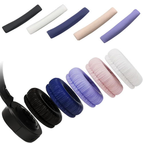 1 Set Earpads Replacement Ear Cushions Pad Covers Top Headband For JBL T450BT T500BT Tune600 660 510BT Headphone Headset