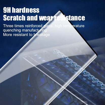 4Pcs Dust Free Cabin Tempered Glass For Samsung Galaxy S24 S23 S22 Ultra S21 Plus Screen Protector Protective Film Full Cover