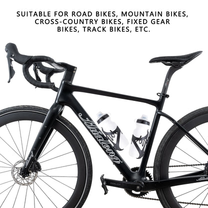 HUALONG Bike Water Bottle Holder Nylon Add Carbon Fiber Water Bottle Cage Road MTB Gravel Bikes Bicycle Water Bottl Drink Cup Ho