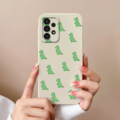 Case For Samsung Galaxy A13 A 13 4G 5G New Design Soft Liquid Silicone Full Coverage Back Cover Anti Slip Shockproof Bumper Capa