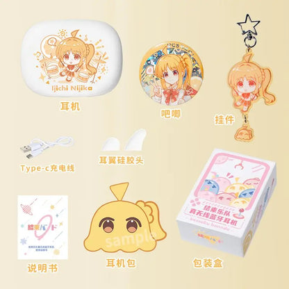 Wireless  HIFI Earphone Anime Honkai Impact 3 Bluetooth 5.3 Headphones Bocchi Cosplay in-ear Touch Control Student Comic Gift