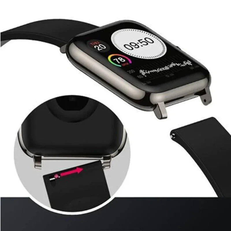 Hot Sell 20MM 22MM Silicone Watch Strap 20/22mm Universal Watchband Wristwatch Band for P22 Smartwatch &Other Watches Bracelet
