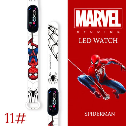 New Spiderman Kid's Watches Men Sport Wristband Bracelet Waterproof Children Digital Watch Boys LED Clock relogio montre
