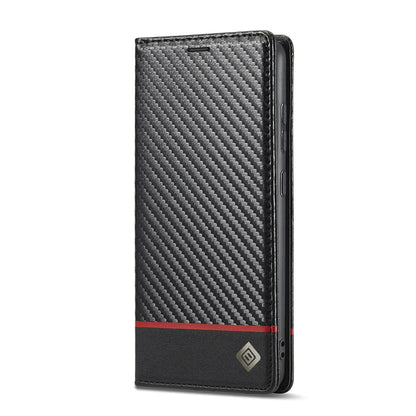 Carbon Fiber Leather Case for Xiaomi 15T 14T 13T 12T 11T 11 Lite Mi Redmi Note 14 13 12S 11S Pro Plus Poco X5 Pro Cover Wallet