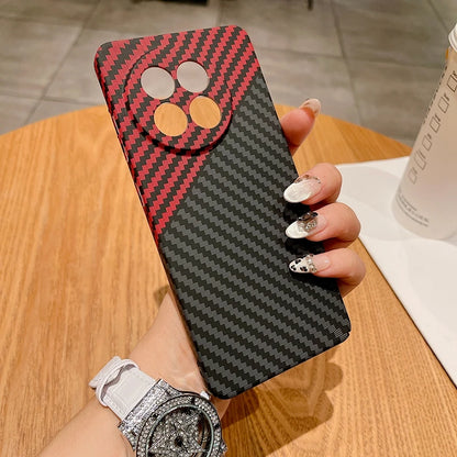 Carbon Fiber Case For Oneplus 13R Ultra Thin Hard PC Shell Anti Fingerprint Heat Dissipation Back Protection Fundas One plus 13
