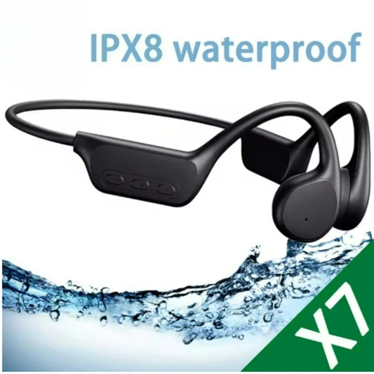 SONY IPX8 Waterproof Bone Conduction Headphones X7 Bluetooth  MP3 Swim Sports Wireless Earphone With HIFI Bass Music StereoY