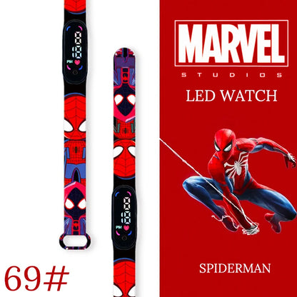 New Spiderman Kid's Watches Men Sport Wristband Bracelet Waterproof Children Digital Watch Boys LED Clock relogio montre