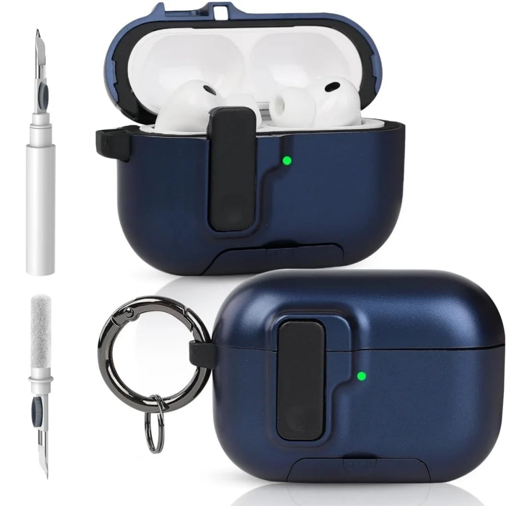 For AirPods Pro 3 Case Full Body Shockproof Protective Mobile Phone Holder Style Earphone Case with Cleaner Kit For AirPods Pro3
