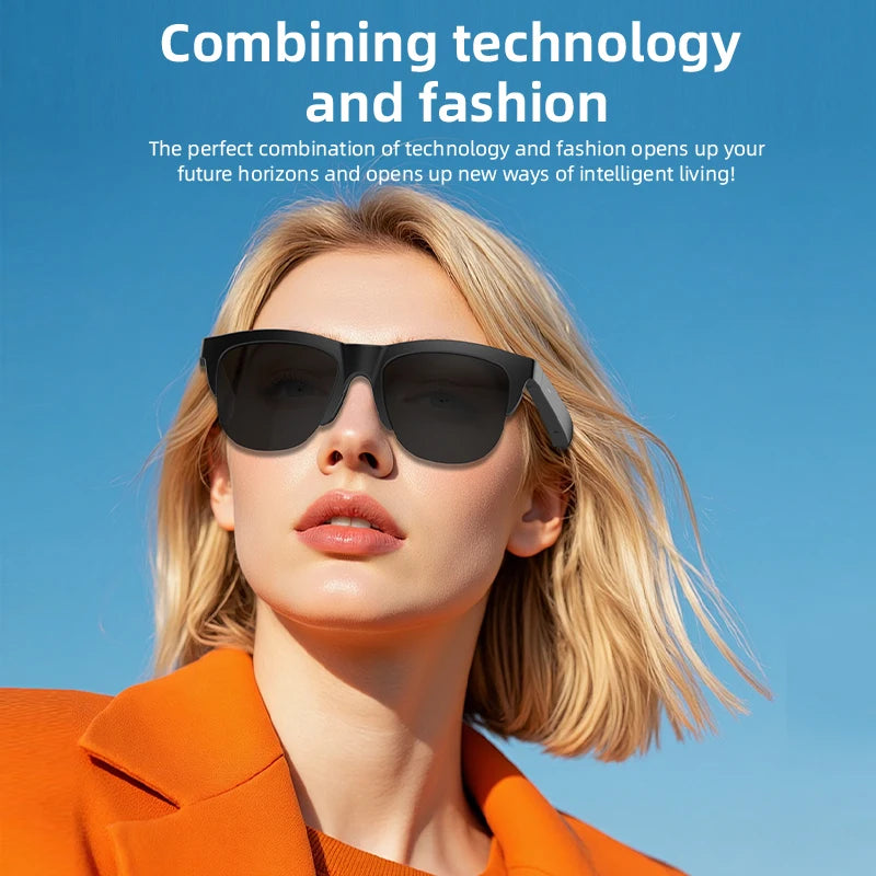 2026 New Smart Sunglasses Glasses Bluetooth Call Outdoor Sports Headphones Voice Navigation Photochromic Lens Waterproof Anti-UV