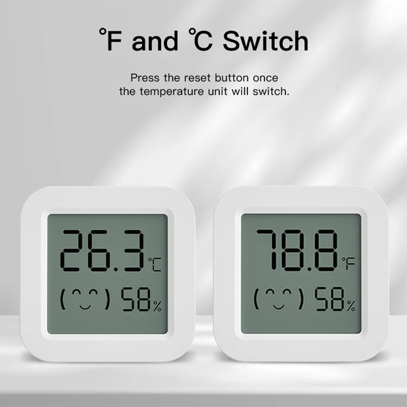 Mini Thermometer Hygrometer  Indoor Mini Temperature LCD Electronic Monitor Hygrometer Outdoor Room Baby