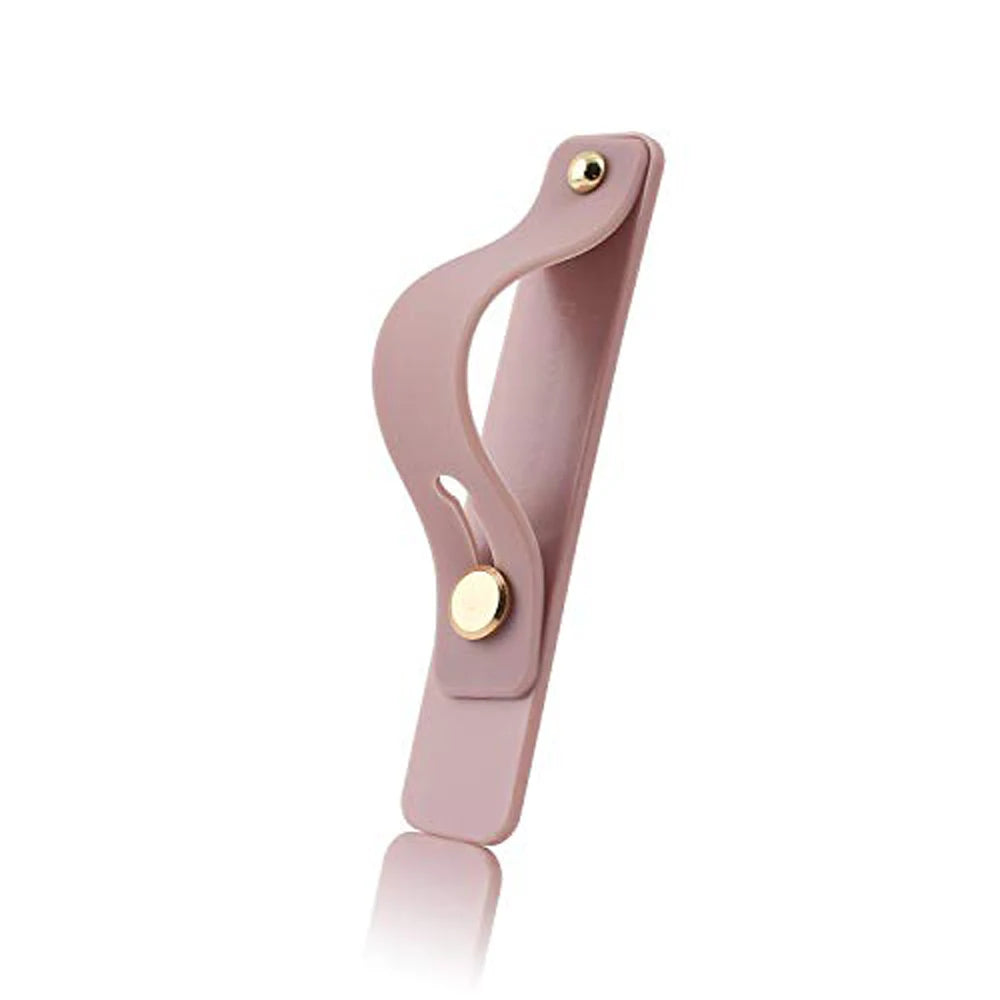 Wrist Band Hand Band Finger Grip Mobile Phone Holder Stand Push Pull Universal Plain Color Phone Socket Holder for iPhone Xiaomi