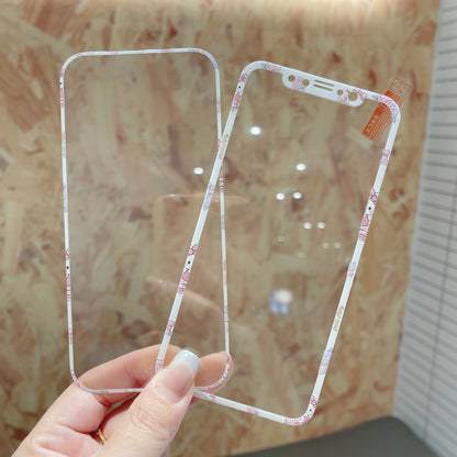Sanrio Hello Kitty Tempered Glass for iPhone 17 16 15 14 13 12 11 Pro Max Screen Protector for 14plus 15plus Protective Film