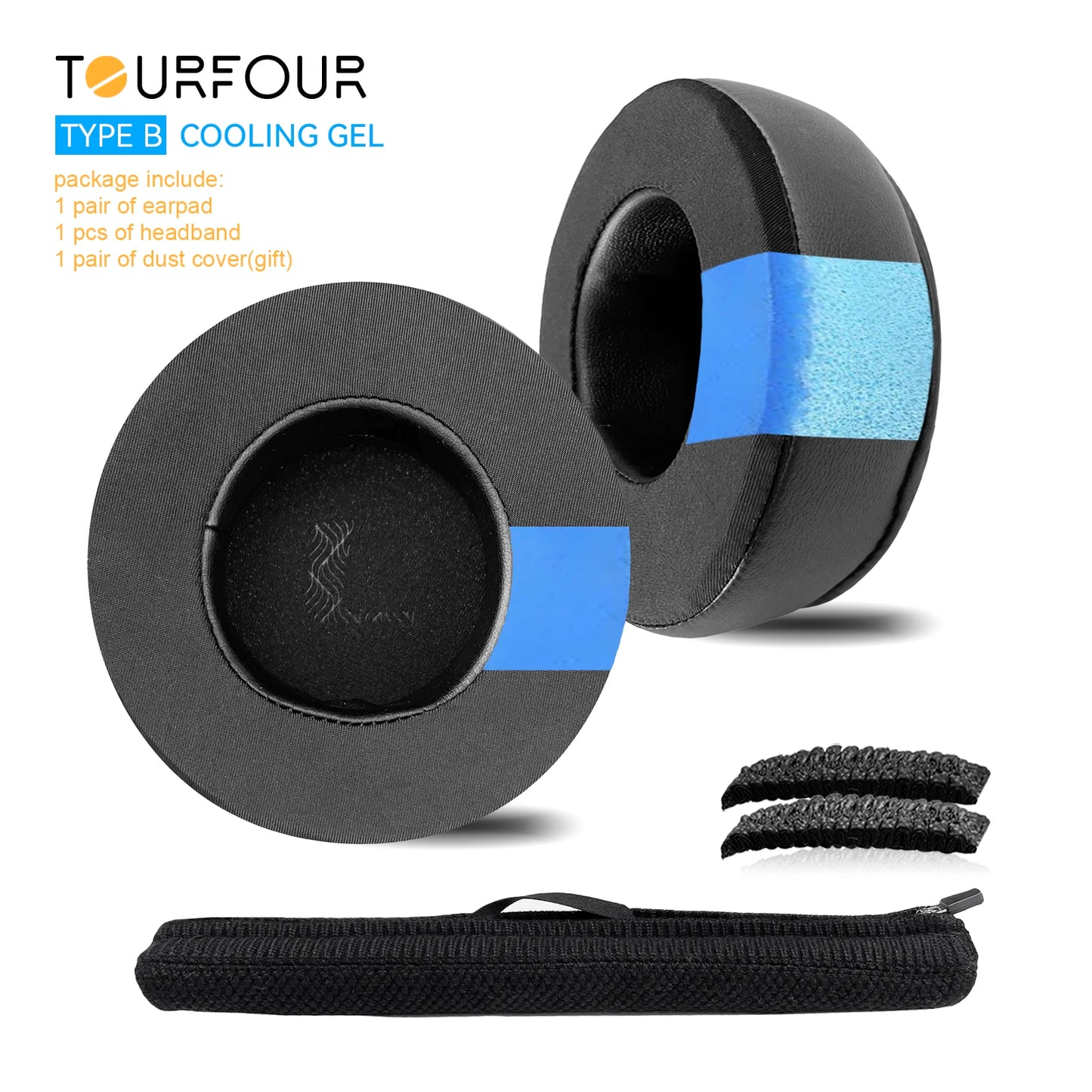 TOURFOUR Replacement Earpads for Beyerdynamic DT770,DT880,DT990,DT770pro,DT880pro,DT990pro,MMX300 Headphones Ear Cushion