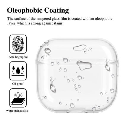 Frosted Transparent Earphone Case For Airpods 4 Generation Clear Soft TPU Bluetooth Headphone Protector Cover For Airpods 4