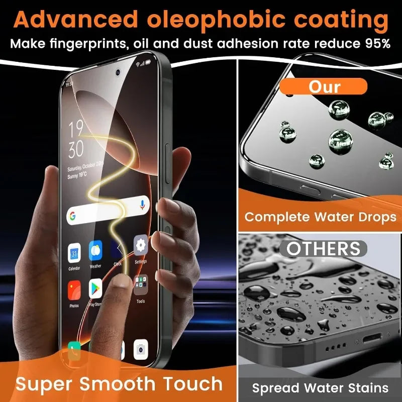 3-1PCS Ultra HD 8K Tempered Glass For Xiaomi Redmi Note 14 13 12 11 10 Pro Redmi 13C Screen Protector Easy Install Dust-Free Box