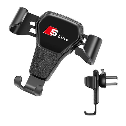 Gravity Car Phone Holder Air Vent GPS Stand Accessories For Audi A1 A2 A3 A4 A5 A6 A7 A8 Q1 Q2 Q3 Q4 Q5 Q6 Q7 Q8 Quattro TT S5