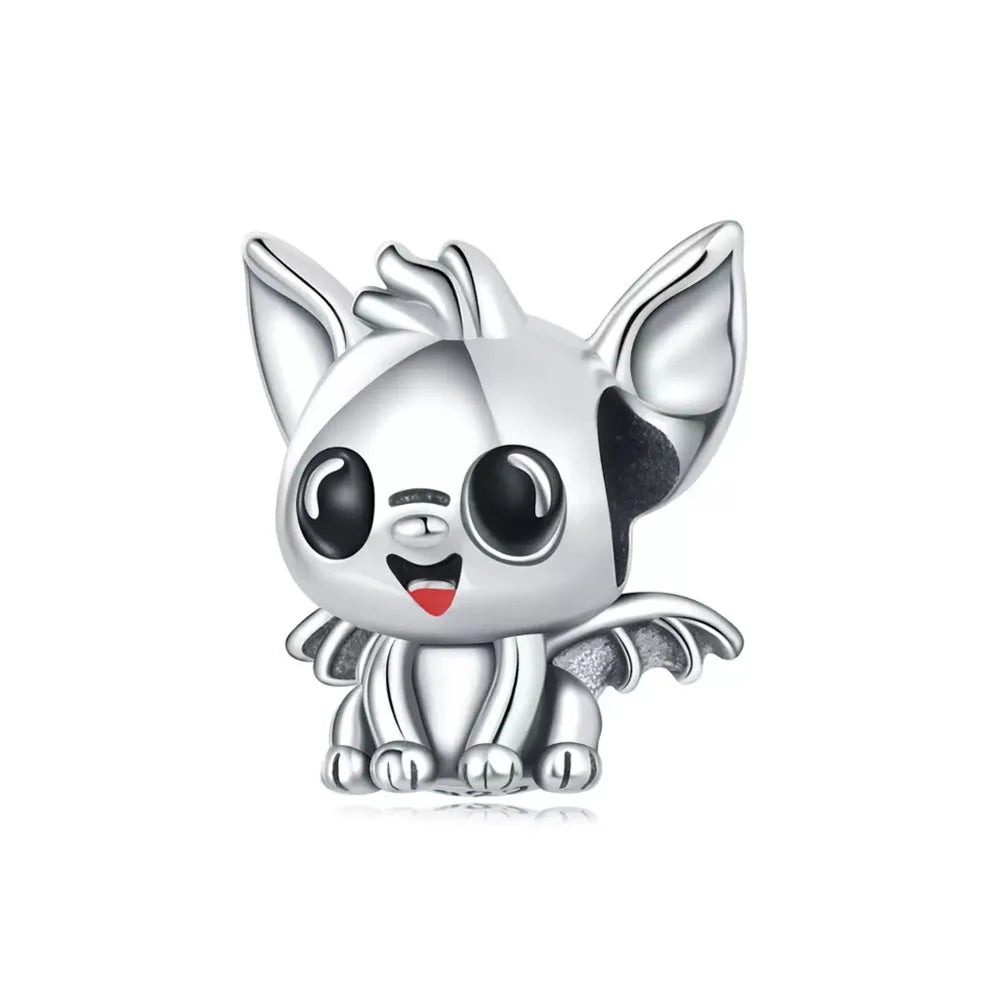 Fashionable 925 Silver Cartoon Beads Compatible with European Bracelet Koala Rabbit Mouse Princess Anime Beads DIY Jewelry Gift