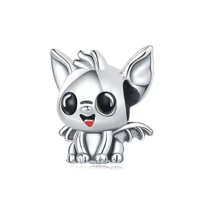 Fashionable 925 Silver Cartoon Beads Compatible with European Bracelet Koala Rabbit Mouse Princess Anime Beads DIY Jewelry Gift