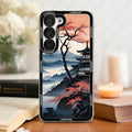 Phone Case For Samsung Galaxy S20 S21 S22 S23 S24 FE Plus Ultra A54 A53 A52 A34 5G TPU Soft Cover Japanese Landscape