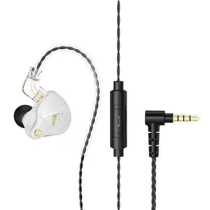 QKZ AK6/AERS/AK6 PRO Wired Headphones Dual Drive HiFi Earphone with Mic 3.5mm Sport Running Music Earbuds Bass Stereo Headset