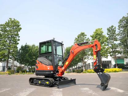 Mini Excavator 2 ton 2.5 ton Free Shipping CE Mini Bagger Mini Digger Kubota Engine Customized Crawler Farm Excavators Garden