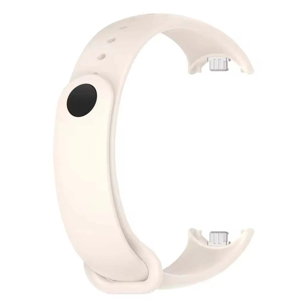 Silicone Wristbands for Xiaomi Band 8/9/10 | High-Quality, Smooth Texture, Sporty Style with Deployant Clasp