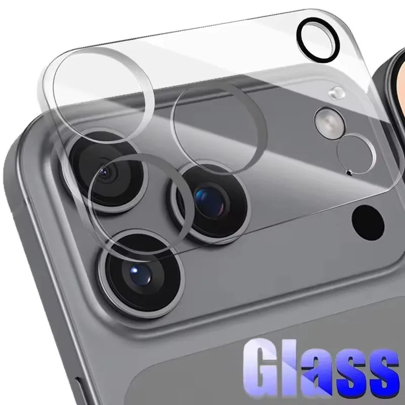 1-5Pcs Full Coverage Camera Lens Tempered Glass For iPhone 17 Air 17 Pro Zia Anti-scratch Protective Glass For iPhone 17 Pro Max