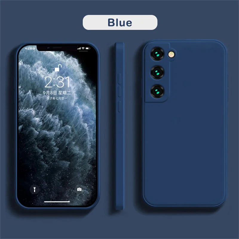 Silicon Phone Case For Samsung Galaxy A26 A16 A15 A25 A35 A55 A14 A24 A34 A54 A13 A23 A33 A53 A12 A22 A32 A52 Shockproof Cover