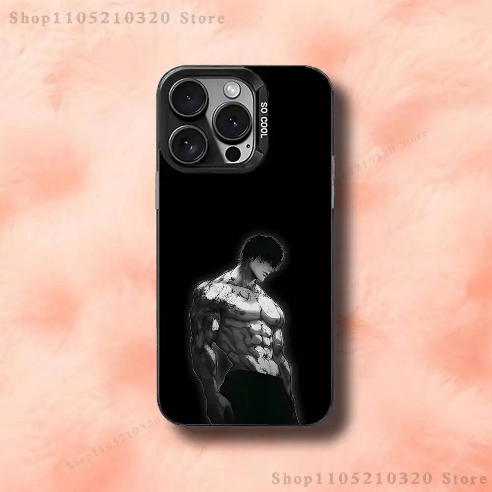 Toji Fushiguro J-Jujutsu Phone Case For iPhone 17,16,15,14,13,12,11,Pro,Max,Plus,E,Air,Mini Black Tpu Cover