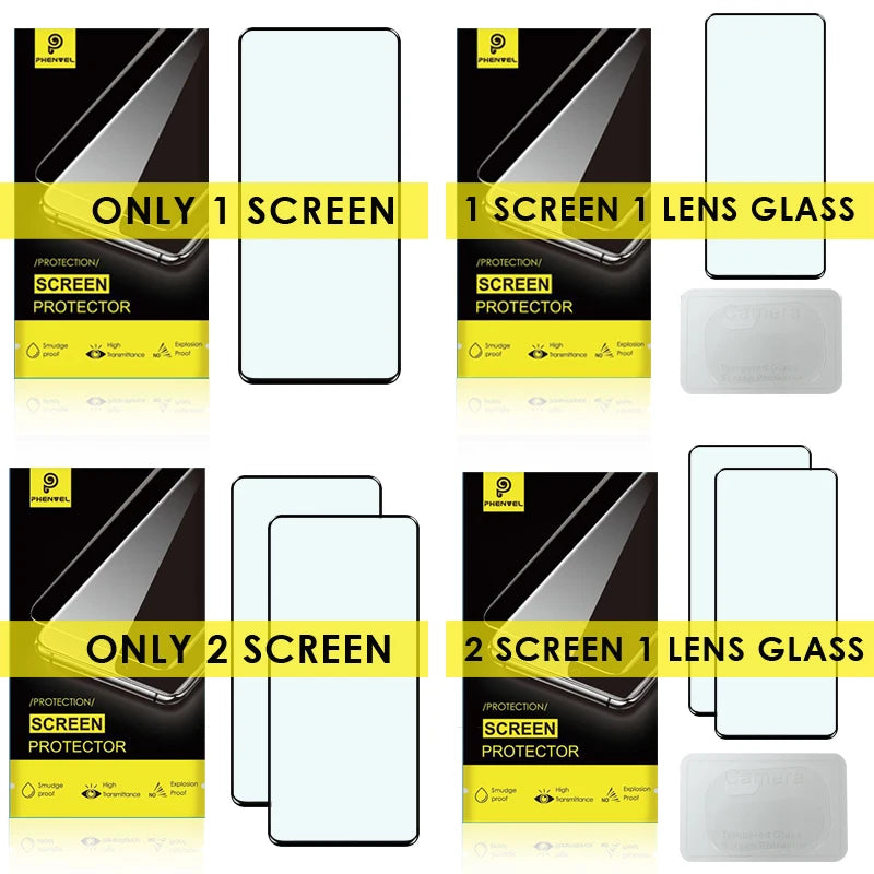 Oleophobic Protective Glass For Oneplus 15T, 15R Anti Explosion Tempered Glass Screen Protector