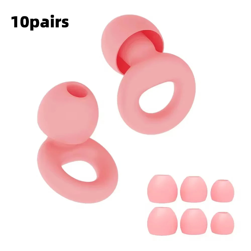 Concert Ear Plugs, High Fidelity Noise Cancelling Silicone Ear Plugs, Reusable Ear Plugs for Musicians, , Focus and Sleep