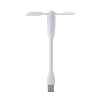 Mini USB Fan Flexible Bendable Fan For Power Bank Laptop PC AC Charger Portable Hand Fan For Computer Summer Gadget