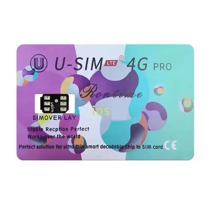Newest version Usim LTE 2025 new Usim pro V20.30 with QPE ESIM for ip6 to 16promax
