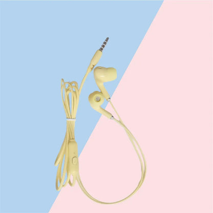 1 Pcs With Microphone 3.5mm Earphone 6 Colors In-Ear Wired Headphones Super Bass Headset For Smartphones Control Speaker Earbuds