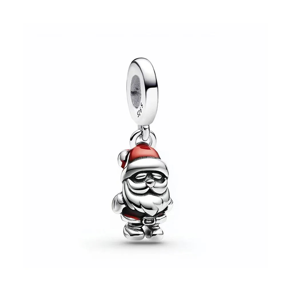 Fashionable 925 Silver Cartoon Beads Compatible with European Bracelet Koala Rabbit Mouse Princess Anime Beads DIY Jewelry Gift