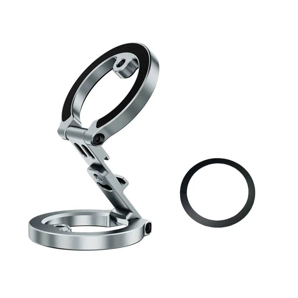 New Dual-Sided Magnetic Phone Holder w ColdShoe 1/4"-20 For MagSafe iPhone 16 15 14 Android Tripod Gym Car Holder Phone Stand