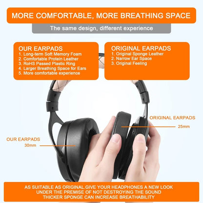 Earpads Cushions Replacement for Corsair HS75 XB HS70/Pro HS60/Pro HS50/Pro Gaming Headset/Headphones