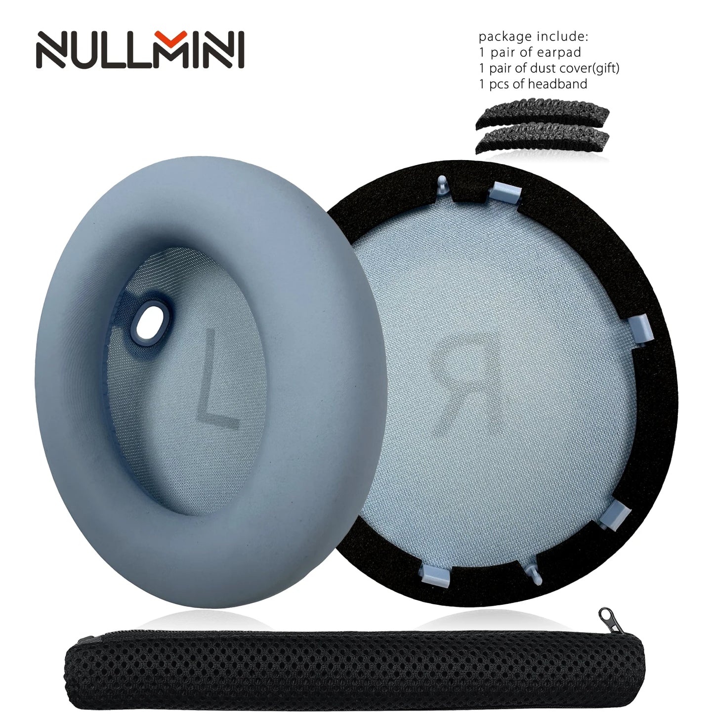 NullMini Replacement Earpads for Anker Soundcore Space One, S1, S-1 Headphones Headband Ear Cushion Earmuff Sleeve Headset