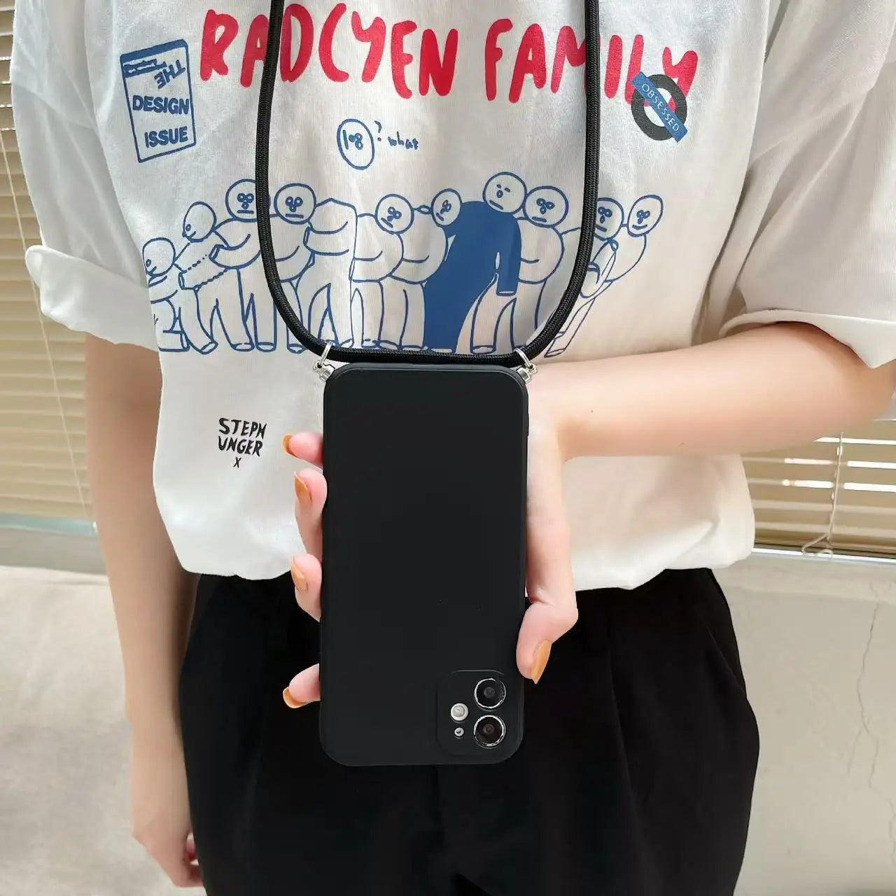 Crossbody Lanyard Phone Case For VIVO V30E V40 SE Lite V27E V25 Y21 Y33S Y22 Y53S Y35 Y36 Y38 Y28 Necklace Strap Rope Cover